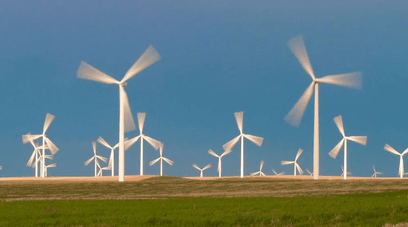 สหรัฐฯ มีกำลังการผลิตกังหันลมที่ใช้งานไม่เต็มที่ถึง 161 กิกะวัตต์