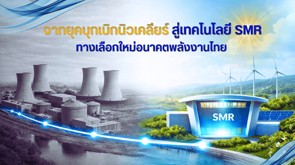 จากยุคบุกเบิกนิวเคลียร์สู่เทคโนโลยี SMR ทางเลือกใหม่อนาคตพลังงานไทย