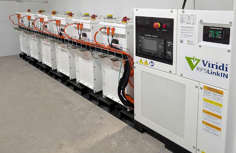 ระบบกักเก็บพลังงาน Viridi RPSLinkIN ได้รับการรับรอง UL 9540