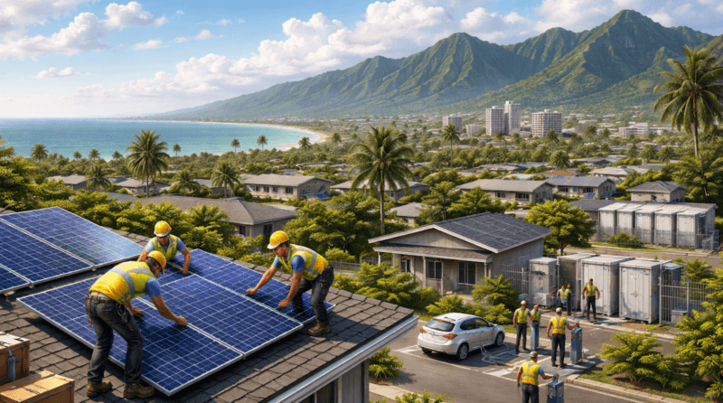 การนำแผนไปสู่การปฏิบัติ: ขั้นตอนต่อไปสำหรับระบบพลังงานสะอาดของโออาฮู