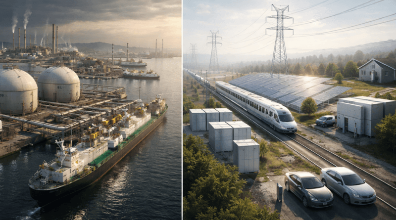 สองทางเลือกสำหรับช่องแคบฮอร์มุซในโลกที่ลดคาร์บอน