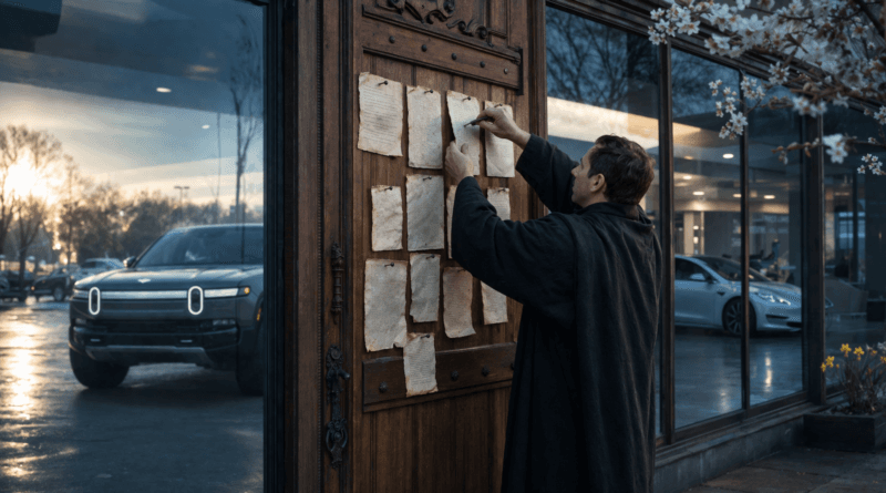 การปฏิรูปรถยนต์ไฟฟ้าที่หน้าประตูโชว์รูม