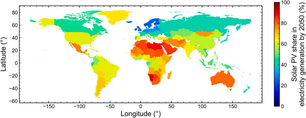 ต้นทุนการติดตั้งโซลาร์เซลล์อาจลดลงเหลือ $192/kW ภายในปี 2050