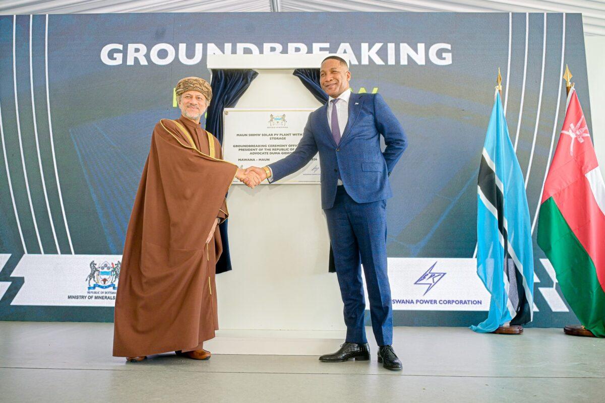 บอตสวานาเริ่มก่อสร้างโครงการโซลาร์เซลล์พร้อมระบบกักเก็บพลังงานขนาด 500 เมกะวัตต์